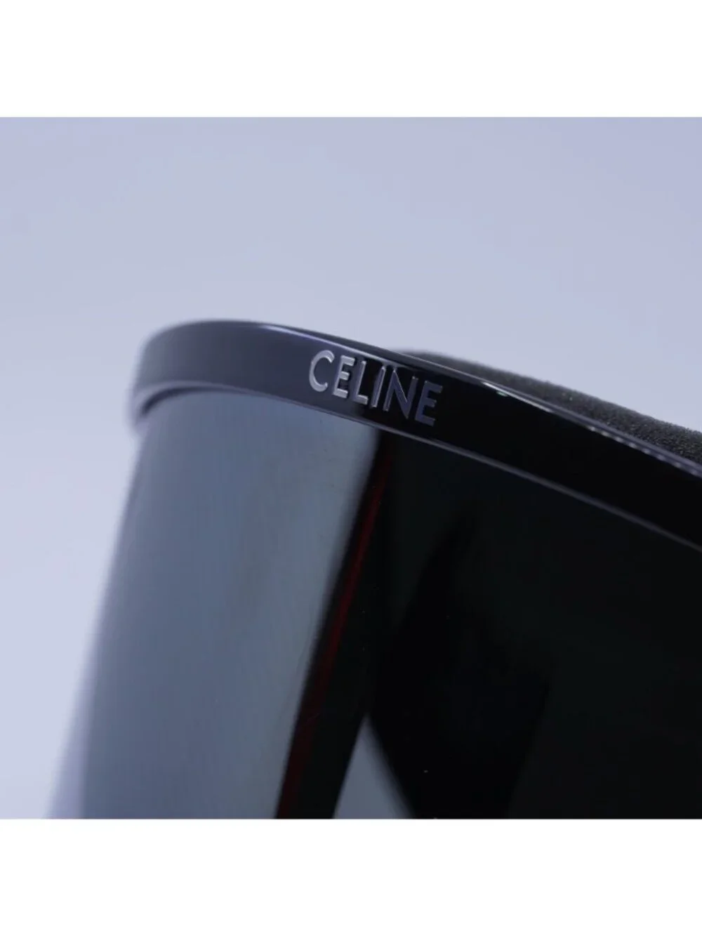Celine CL40302U SKI MASK 01C Black Shield Frame, Grey Mirror Lenses